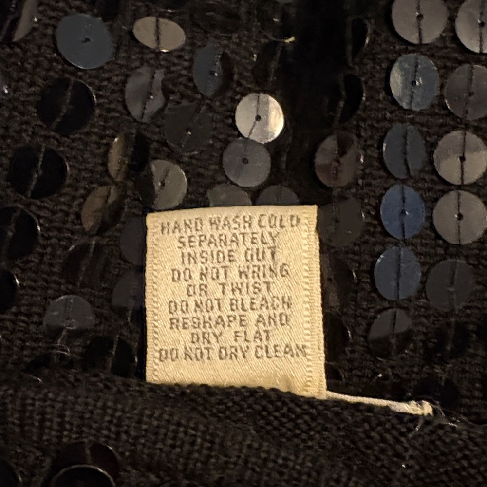 Black & copper sequined dress. - Picture 8 of 8